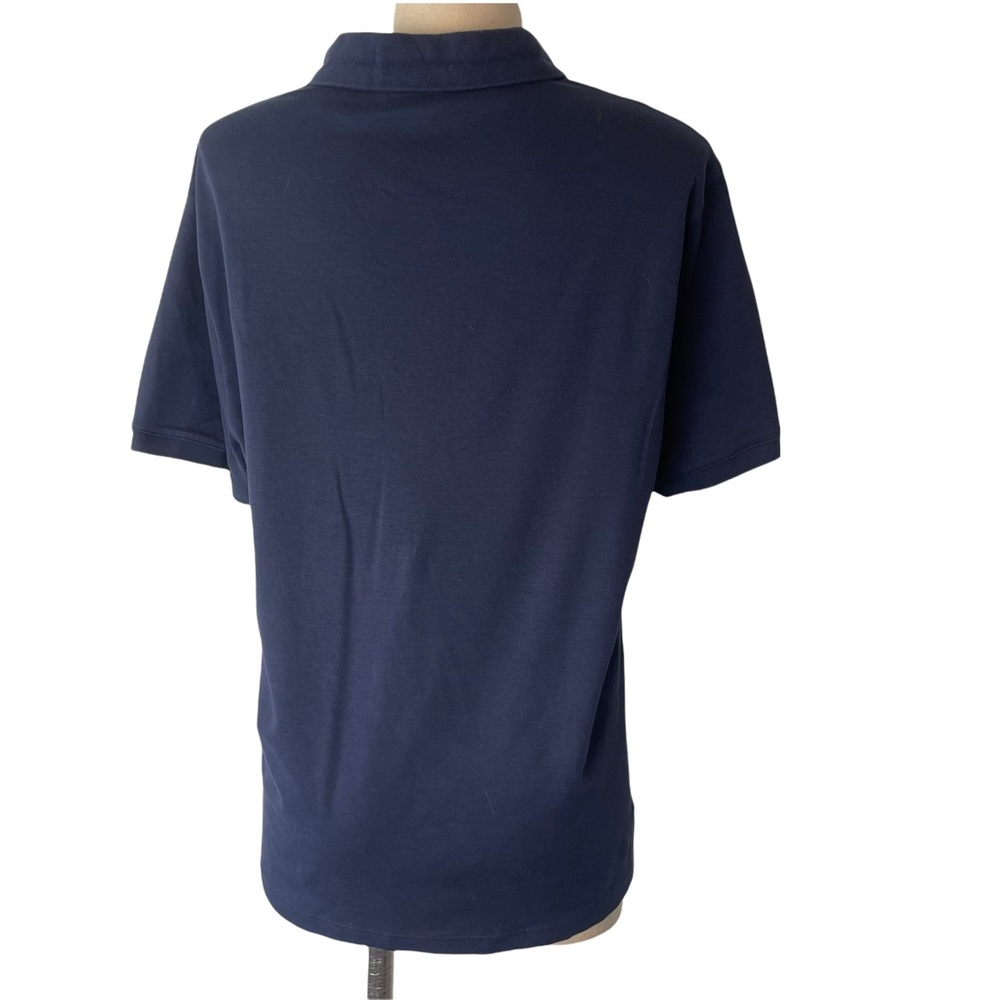 MICHAEL KORS Men's Navy/White Casual Button Up Polo Short Sleeve Size Large GUC - Picture 5 of 7